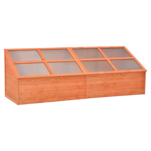 Frühbeet Holz 180x57x62 cm
