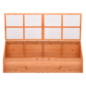 Frühbeet Holz 180x57x62 cm