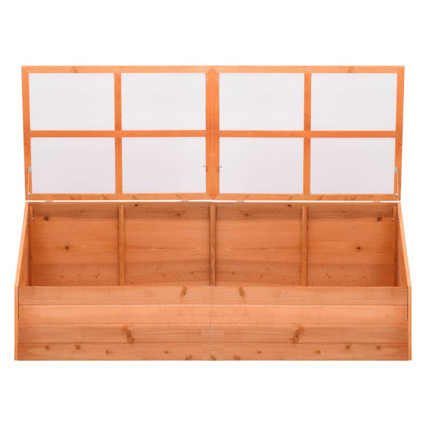 Frühbeet Holz 180x57x62 cm