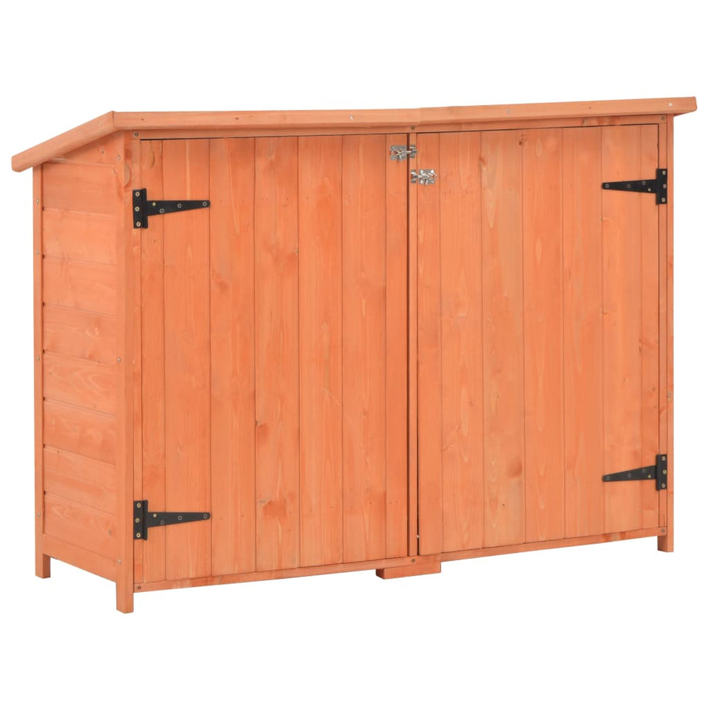vidaXL Abri de jardin pour outils 128x42x91 cm Bois