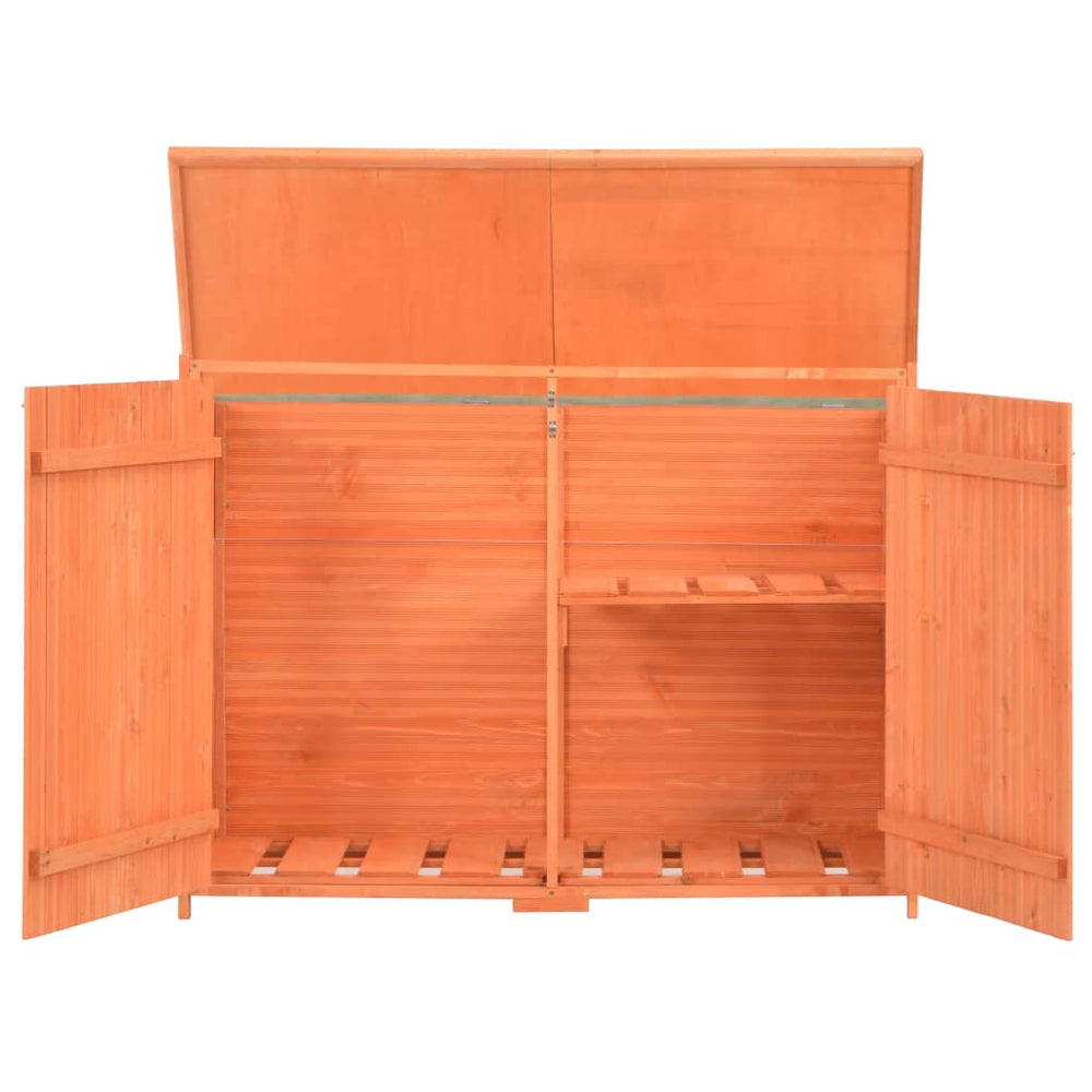 vidaXL Abri de jardin pour outils 128x42x91 cm Bois