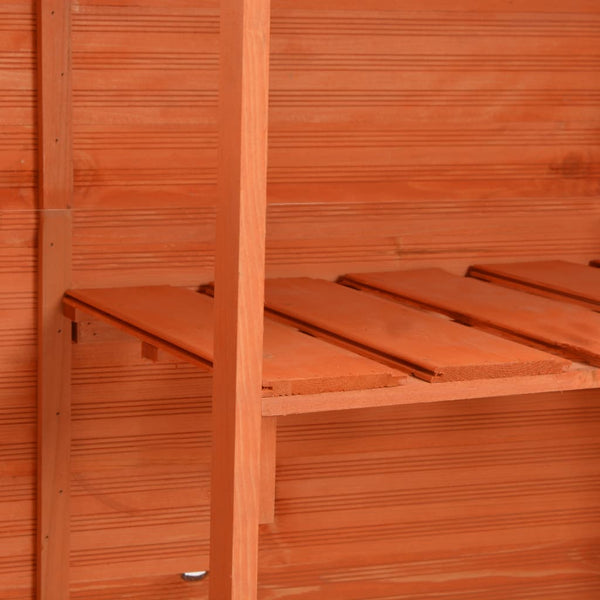 Garten-Geräteschuppen 128x42x91 cm Holz