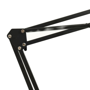 Tisch Mikrofonständer Schwarz Stahl