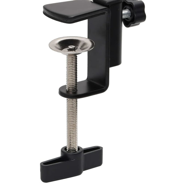 Tisch Mikrofonständer Schwarz Stahl