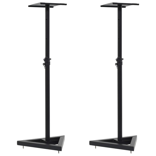 Studio Monitor Lautsprecherständer Schwarz (2er Set)