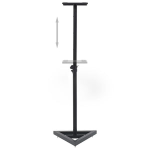 Studio Monitor Lautsprecherständer Schwarz (2er Set)