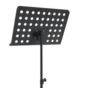 Notenständer Schwarz Stahl Höhenverstellbar
