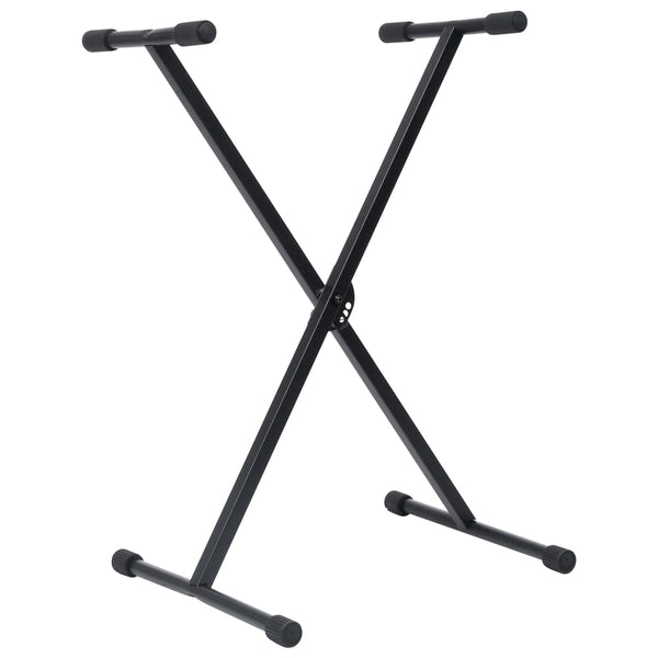 Keyboardständer mit Hocker - Schwarz