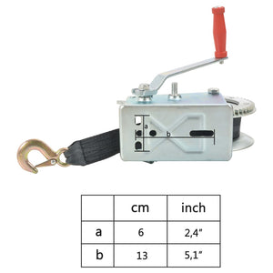 Handwinde mit Gurt 1587 kg