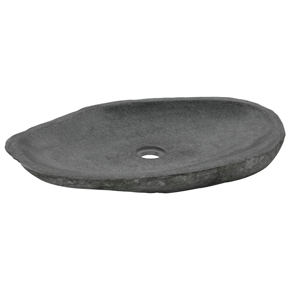 Waschbecken Flussstein Oval 60-70 cm