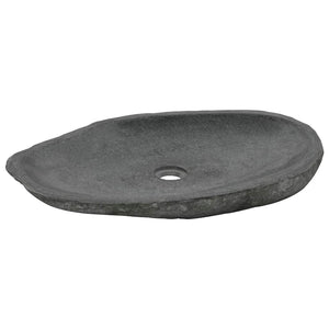 Waschbecken Flussstein Oval 60-70 cm