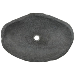 Waschbecken Flussstein Oval 60-70 cm