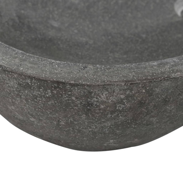 Waschbecken Flussstein Oval 60-70 cm