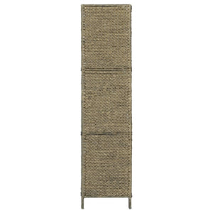 3-teiliger Paravent Braun 116×160 cm Wasserhyazinthe
