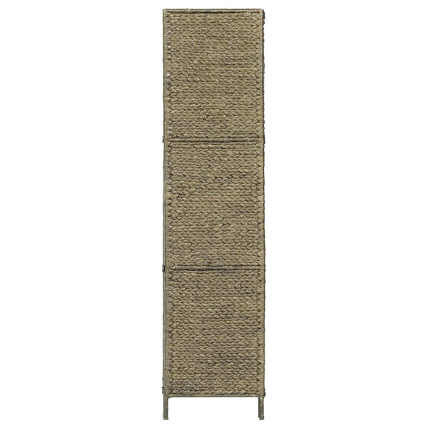 3-teiliger Paravent Braun 116×160 cm Wasserhyazinthe
