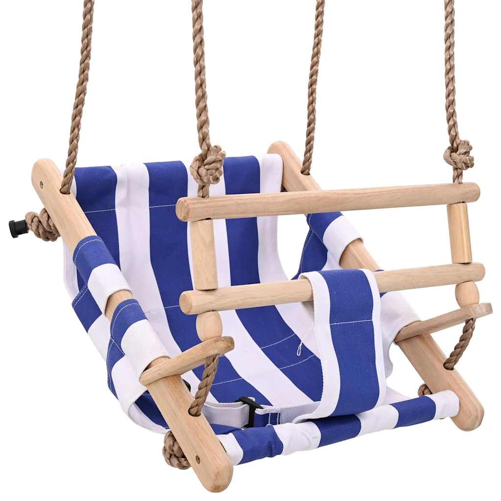 Babyschaukel mit Sicherheitsgurt Blau