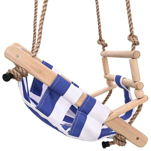 Babyschaukel mit Sicherheitsgurt Blau