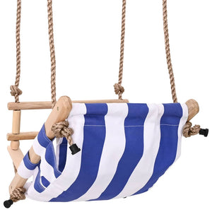 Babyschaukel mit Sicherheitsgurt Blau