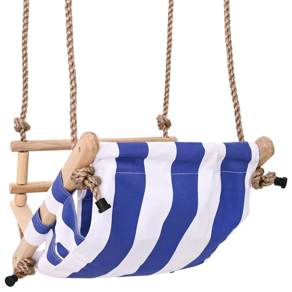 Babyschaukel mit Sicherheitsgurt Blau