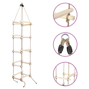 Kinder Strickleiter Holz - 200cm