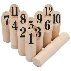 Kubb Spielset für den Garten