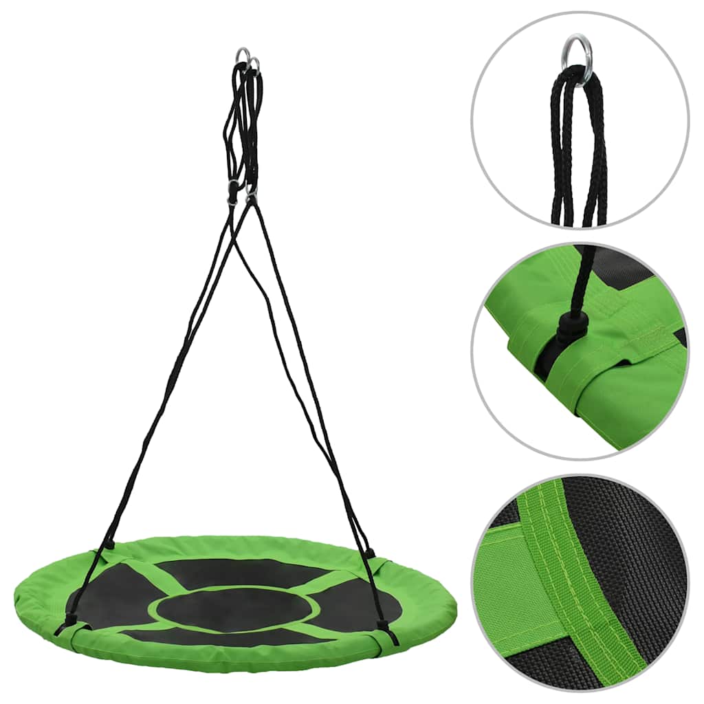 vidaXL balançoire 110 cm 100 kg Vert