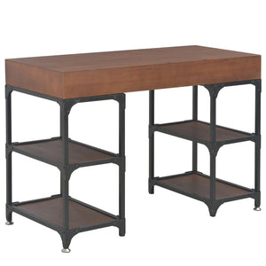 Schreibtisch mit 3 Schubladen 110x50x78 cm Massivholz Tanne