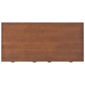 Schreibtisch mit 3 Schubladen 110x50x78 cm Massivholz Tanne