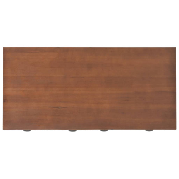 Schreibtisch mit 3 Schubladen 110x50x78 cm Massivholz Tanne