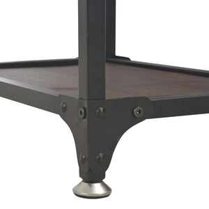 Schreibtisch mit 3 Schubladen 110x50x78 cm Massivholz Tanne