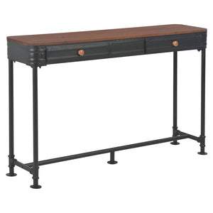 Konsolentisch mit 2 Schubladen 120x30x75 cm Massivholz Tanne