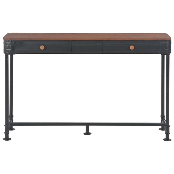 Konsolentisch mit 2 Schubladen 120x30x75 cm Massivholz Tanne