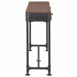 Konsolentisch mit 2 Schubladen 120x30x75 cm Massivholz Tanne