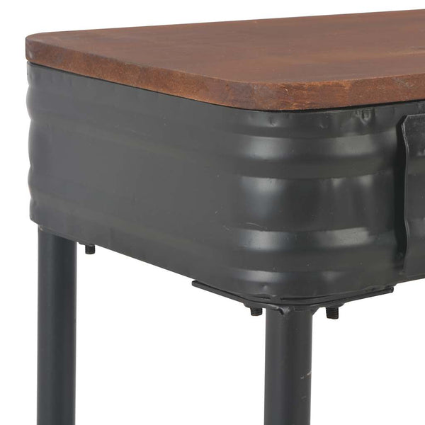 Konsolentisch mit 2 Schubladen 120x30x75 cm Massivholz Tanne