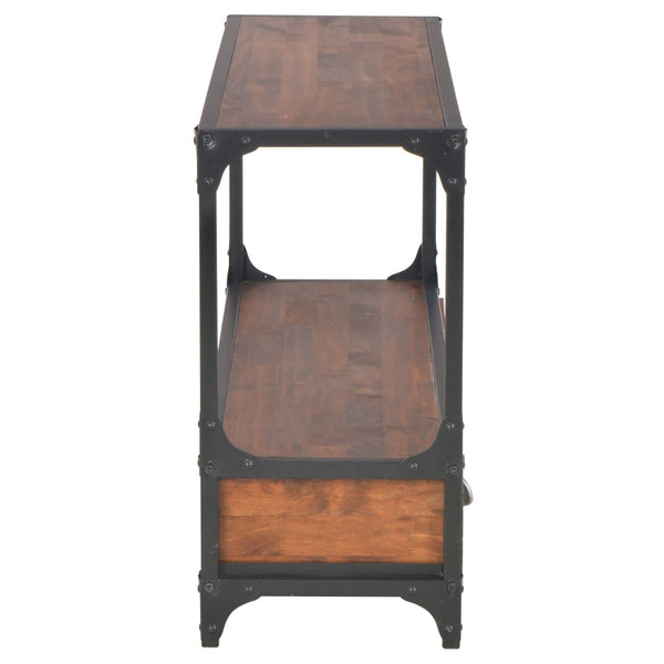 TV-Schrank mit 3 Schubladen 120x30x60 cm Massivholz Kiefer