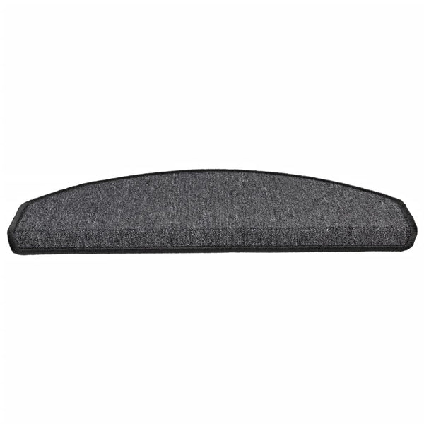 Stufenmatten 15 Stk. 65x24x4 cm Anthrazit Halbrund Groß