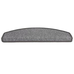 Stufenmatten 15 Stk. 65x24x4 cm Dunkelgrau Halbrund Groß