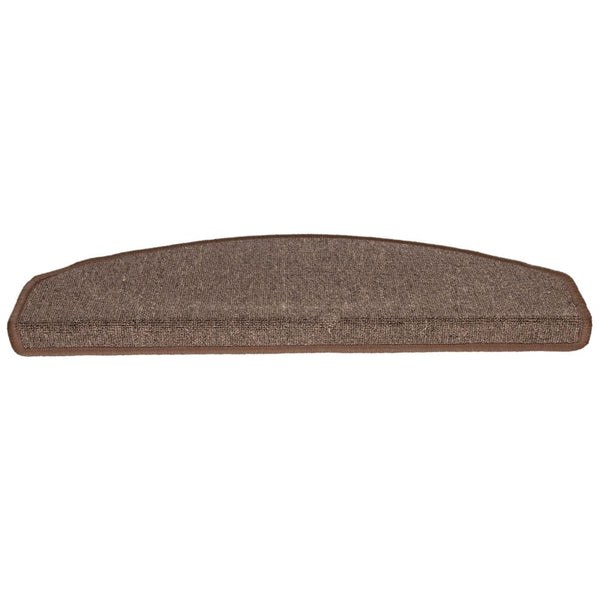 Stufenmatten 15 Stk. 65x24x4 cm Kaffeebraun Halbrund Groß