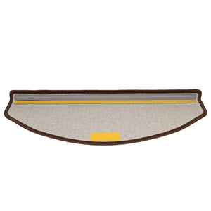 Stufenmatten 15 Stk. 65x24x4 cm Kaffeebraun Halbrund Groß