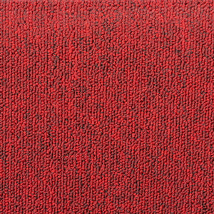vidaXL Tapis de marche 15 pcs. 65x24x4 cm Rouge Semi-circulaire Grand