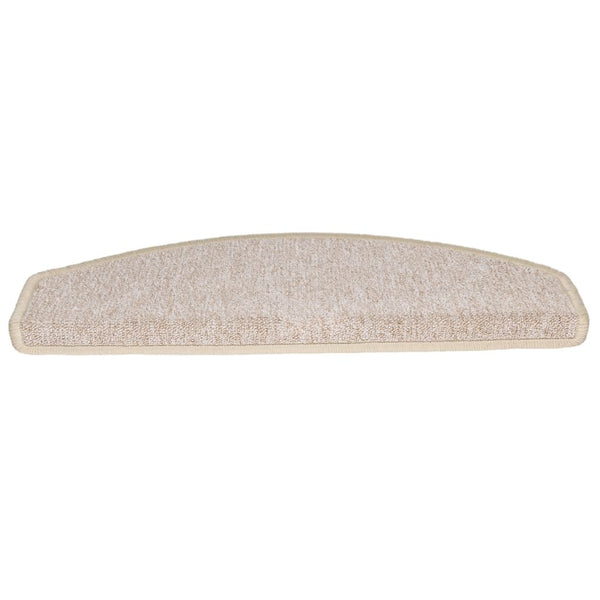 Stufenmatten 15 Stk. 65x24x4 cm Taupe Halbrund Groß