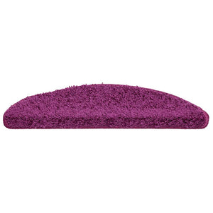 Stufenmatten 15 Stk. 56x17x3 cm Violett Halbrund