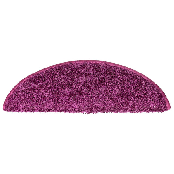 Stufenmatten 15 Stk. 56x17x3 cm Violett Halbrund