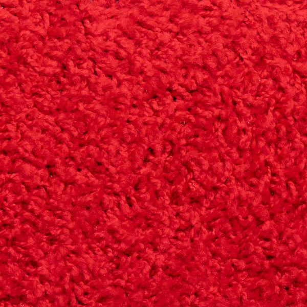vidaXL Tapis de marche 15 pcs 65x21x4 cm Rouge Demi-rond Grand