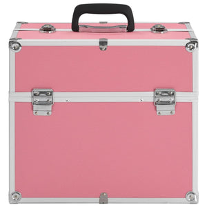 Pink Aluminum Cosmetic Organizer