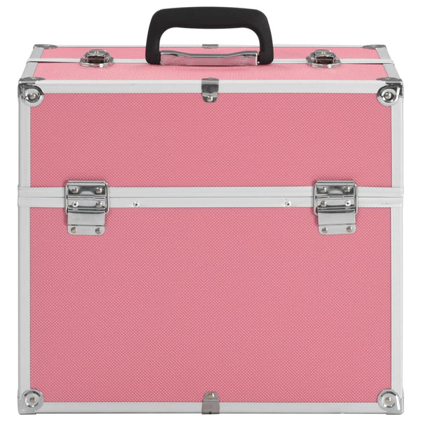 Pink Aluminum Cosmetic Organizer