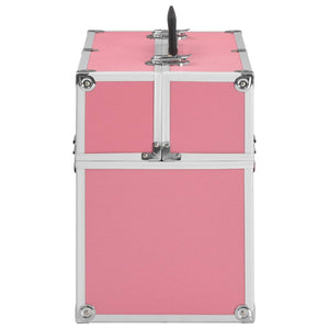 Pink Aluminum Cosmetic Organizer