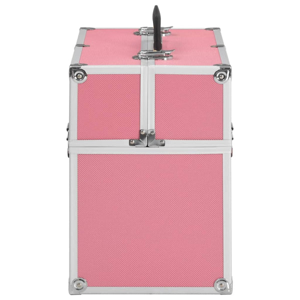 Pink Aluminum Cosmetic Organizer