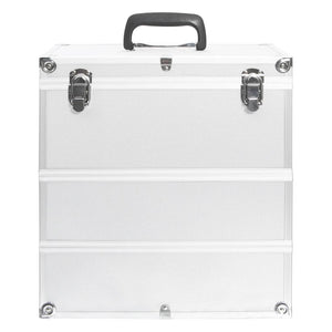 Aluminium Kosmetikkoffer Silber 37x24x40 cm