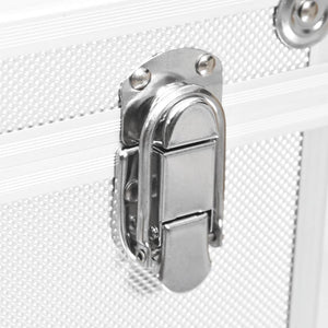 Aluminium Kosmetikkoffer Silber 37x24x40 cm